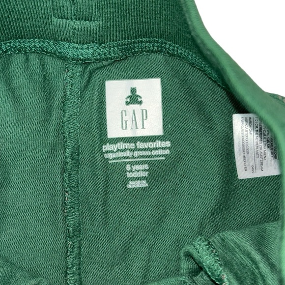Like New GAP Dinosaur Joggers Size 5 Green - Picture 3 of 10
